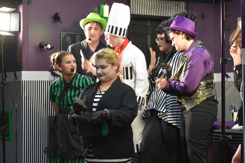 Figuring out who did it during the play