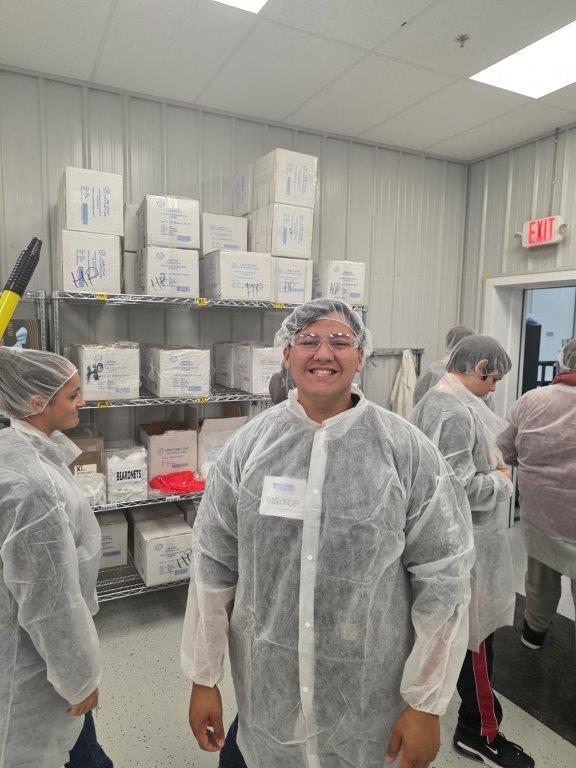 A Sand Creek Student at Uckele on a tour