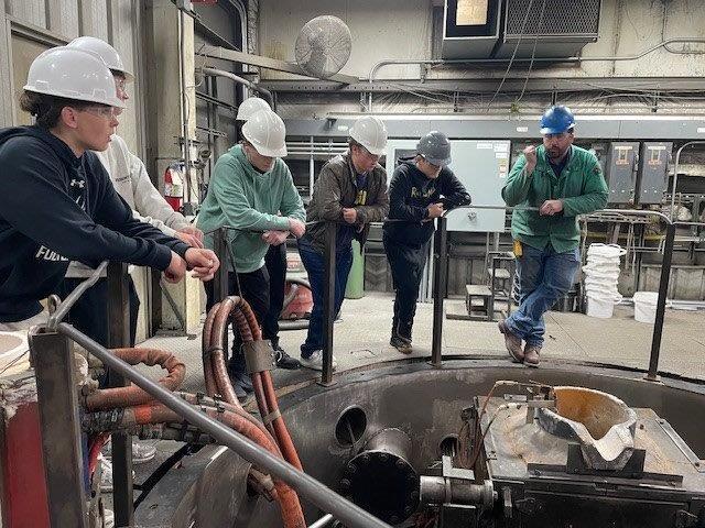 Clinton students at Ervin