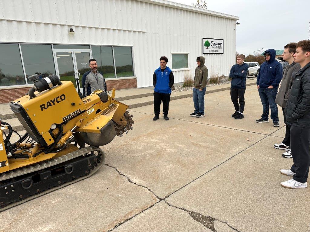 Adrian students at Green Manufacturing