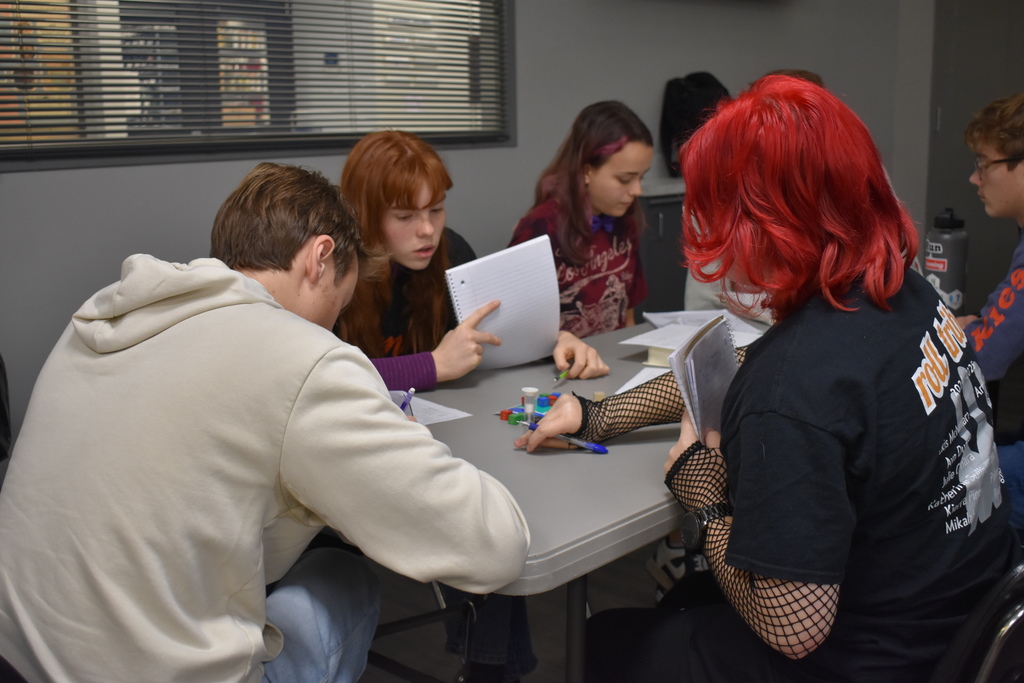 A table concentrating on an equations game