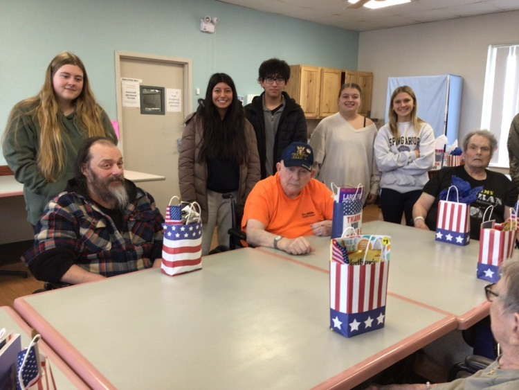 students with veterans
