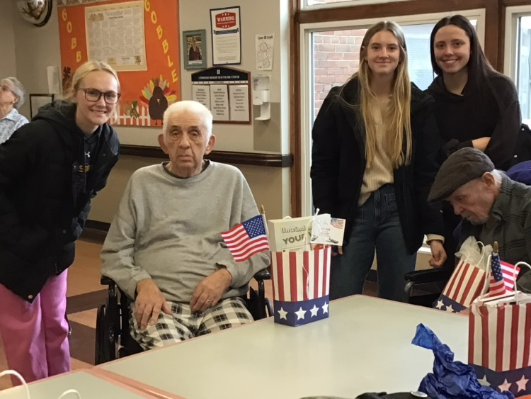 students with veterans