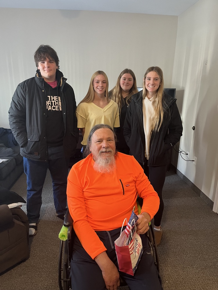 students with veterans