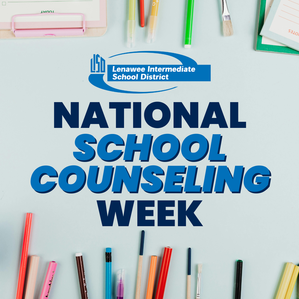 A graphic that says National School Counseling Week