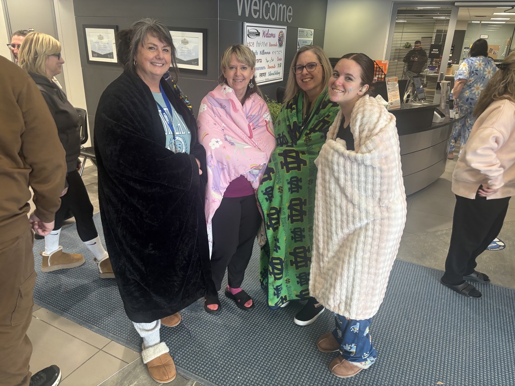 Staff with blankets