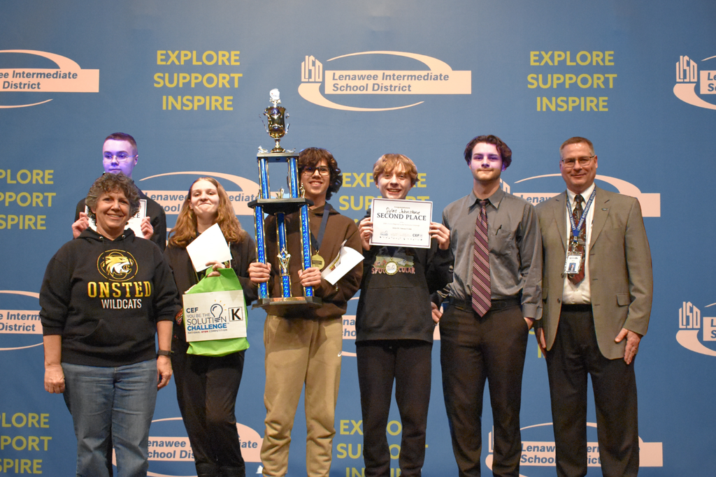 Onsted Second place team photo