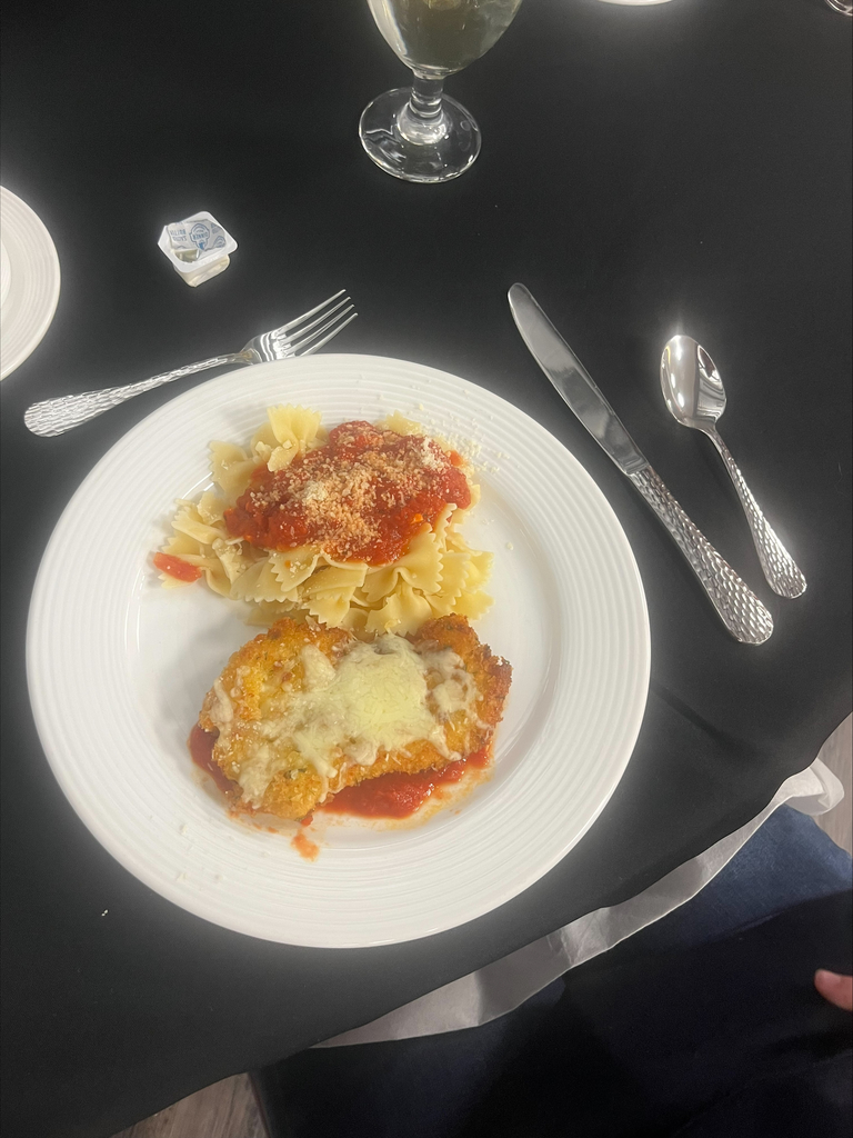 main course dinner of italian food