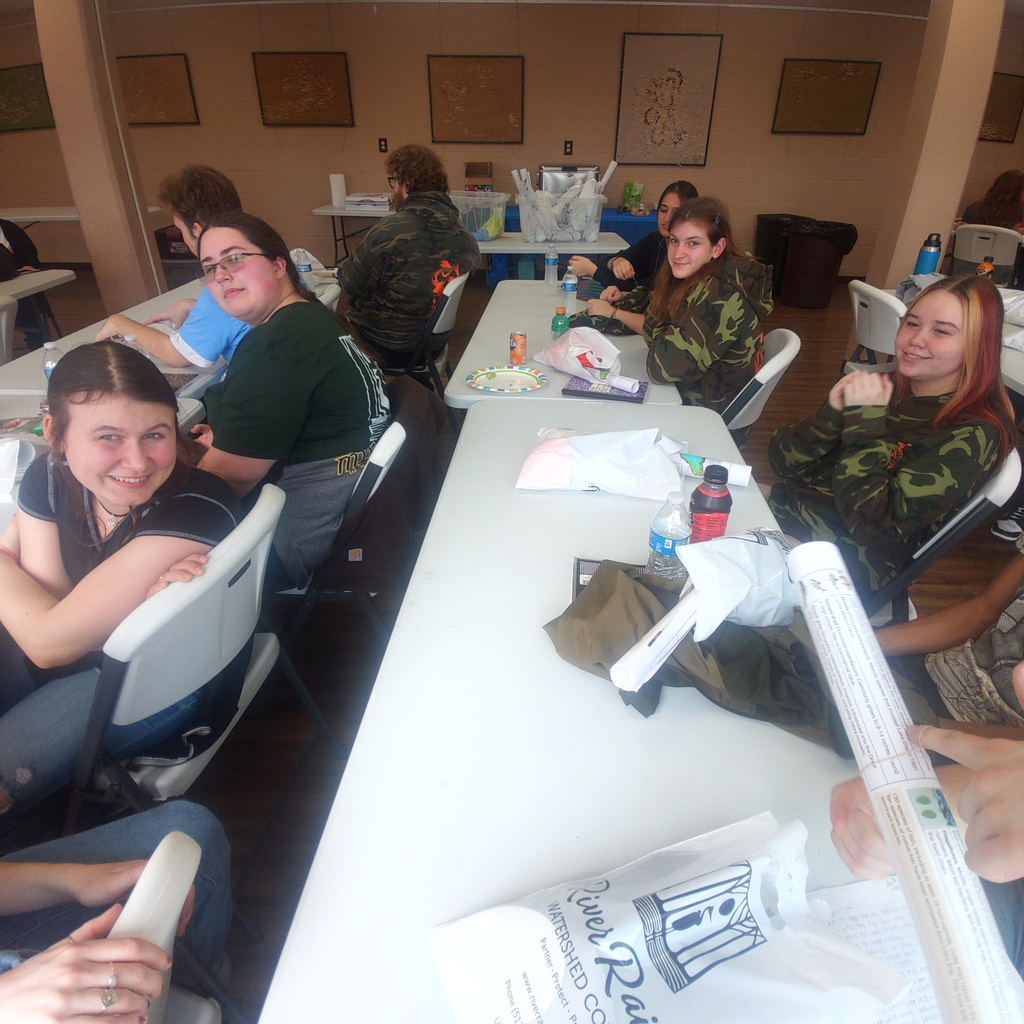 Students prepare for testing.