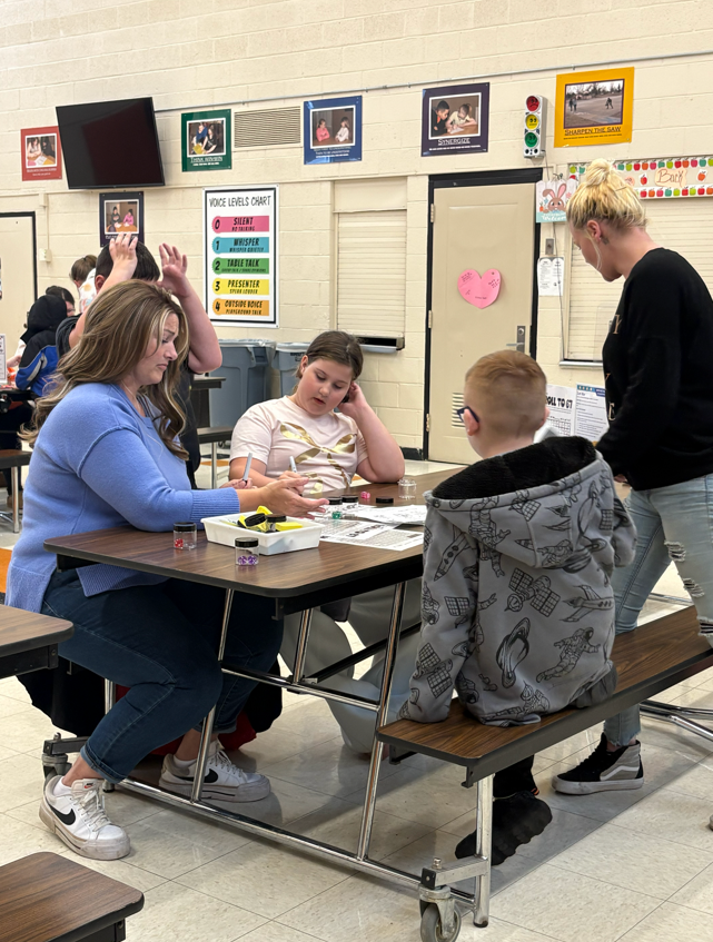 Families playing games