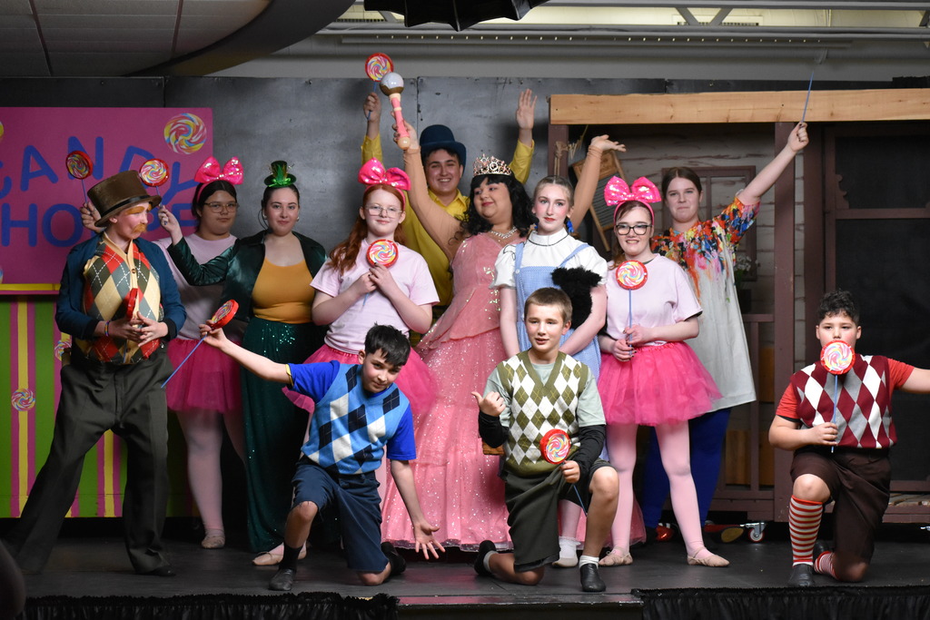 A cast shot at the end of  scene