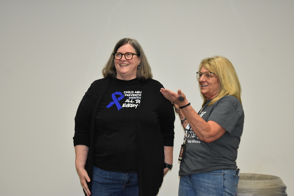 The chair of the event being introduced