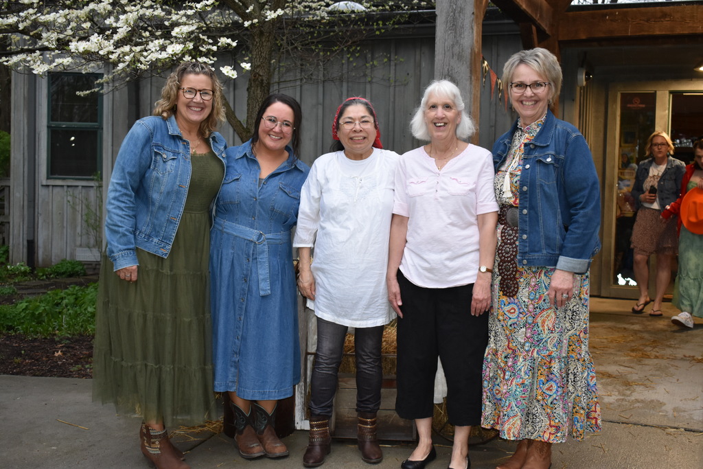 Transportation department employees posing at Prom