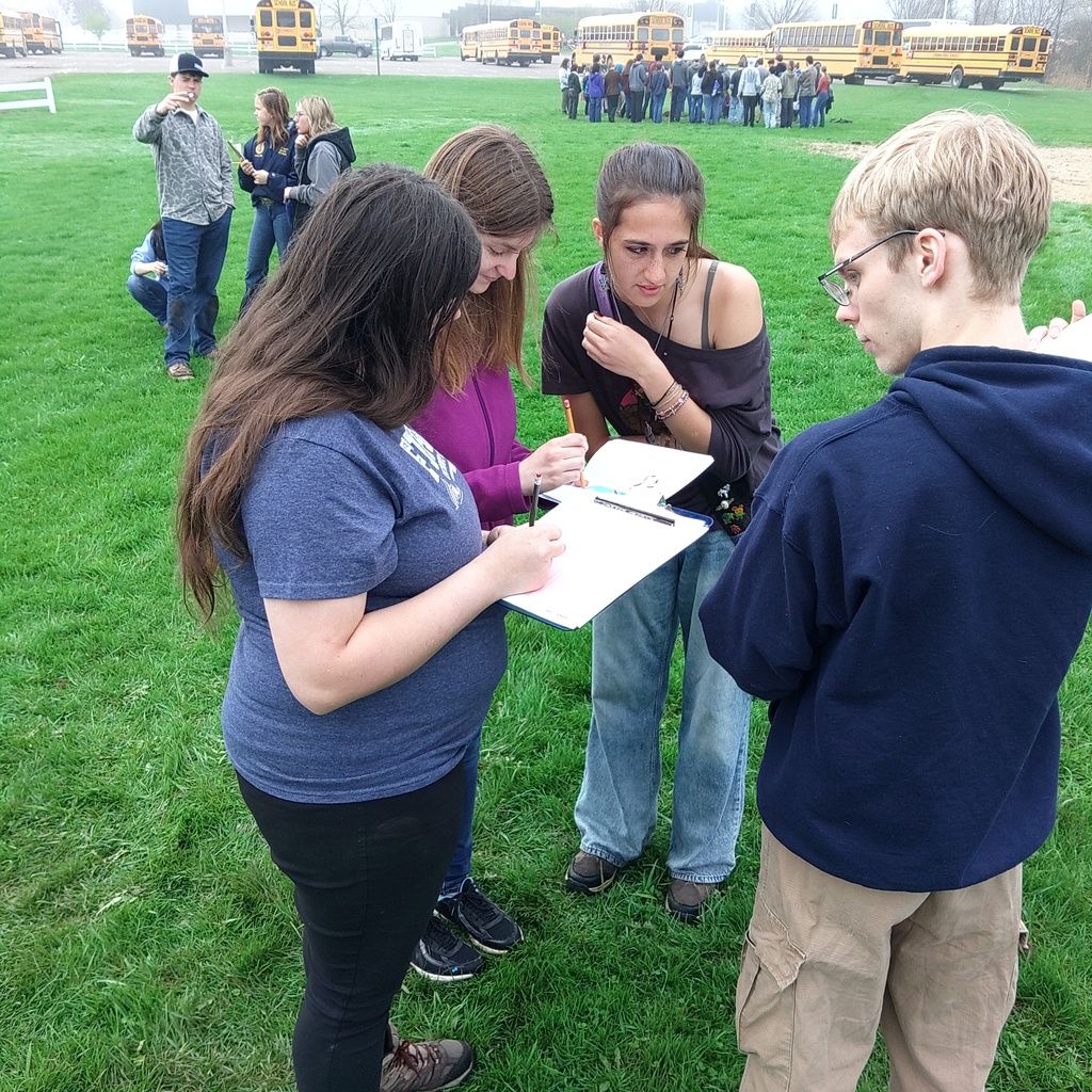 Students take test together