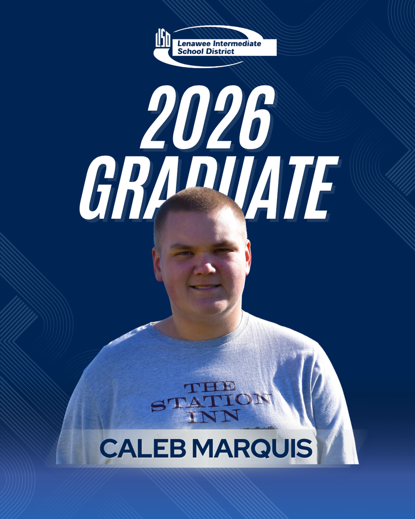 Graduate spotlight for Caleb Marquis featuring his photo