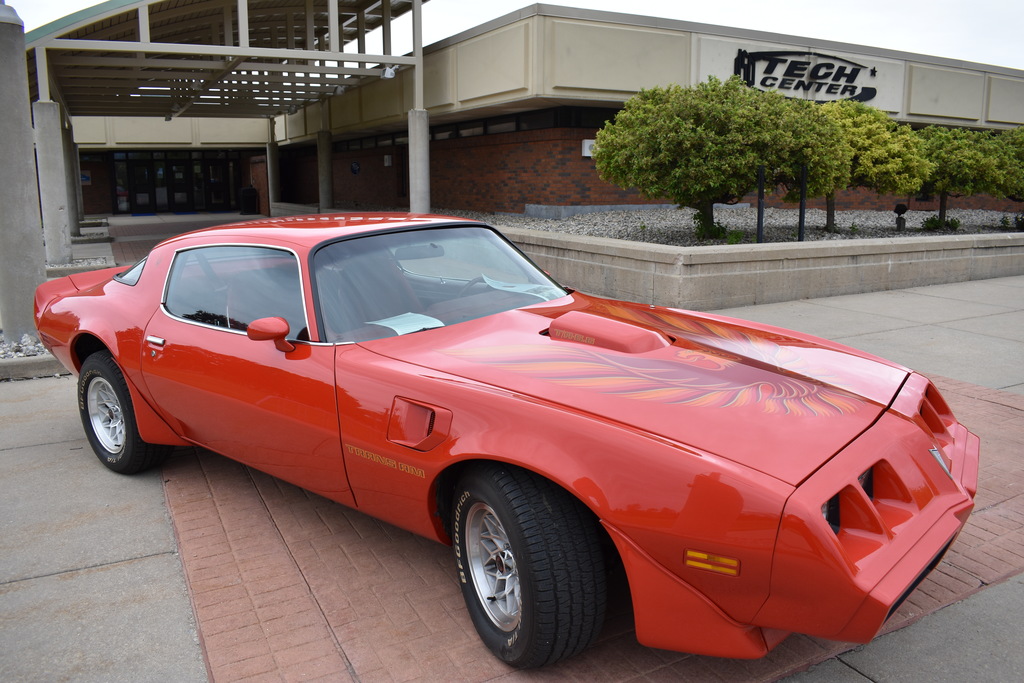 Mark Pfister's old car on site at the TECH Center