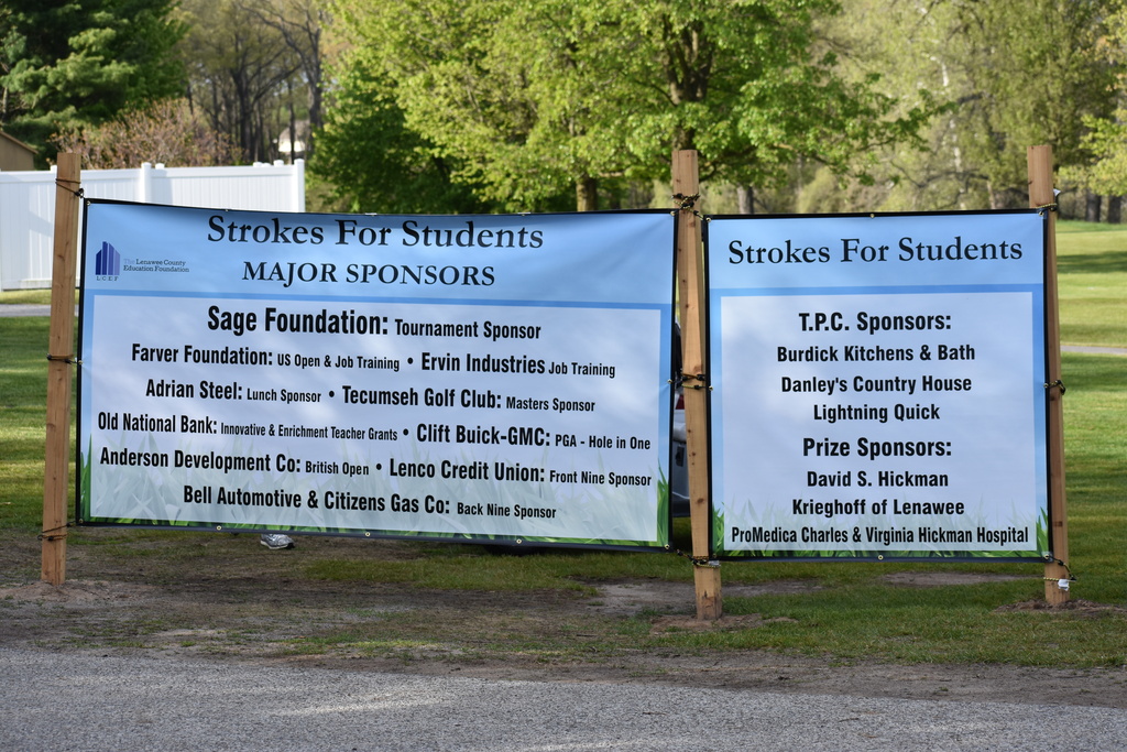 Strokes for Students Sponsor Banner Photo
