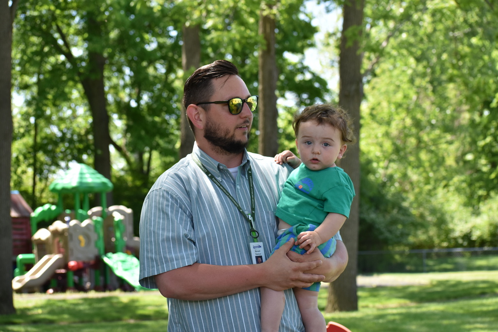A counselor and a baby