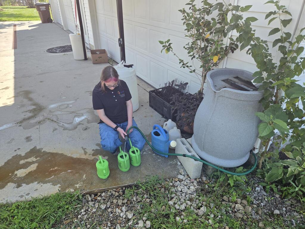 watering cans rain bucket