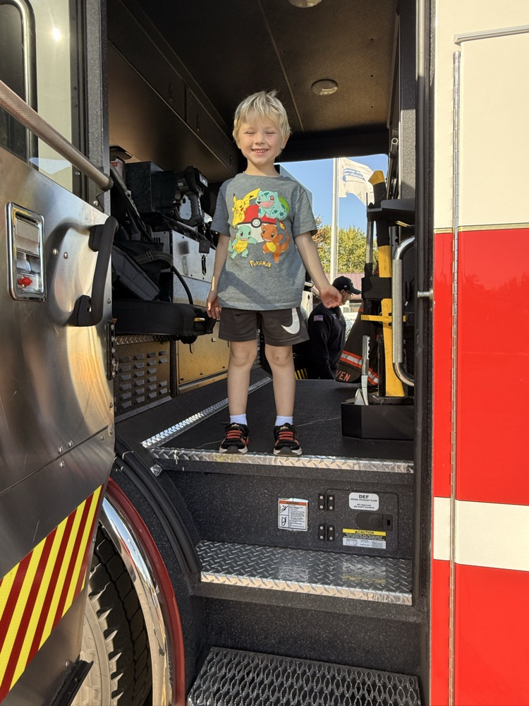 boy on truck