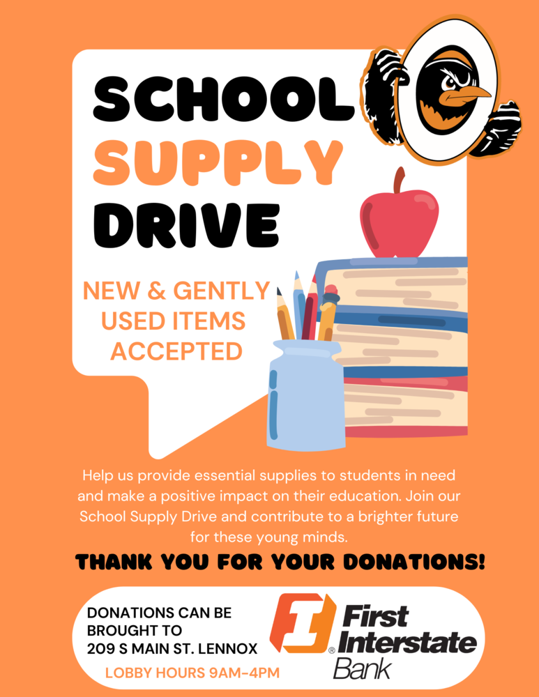 SCHOOL SUPPLY DRIVE