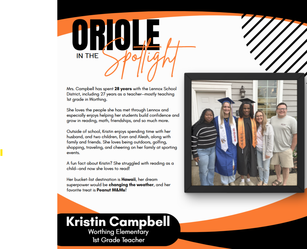 Oriole in the Spotlight: Campbell!