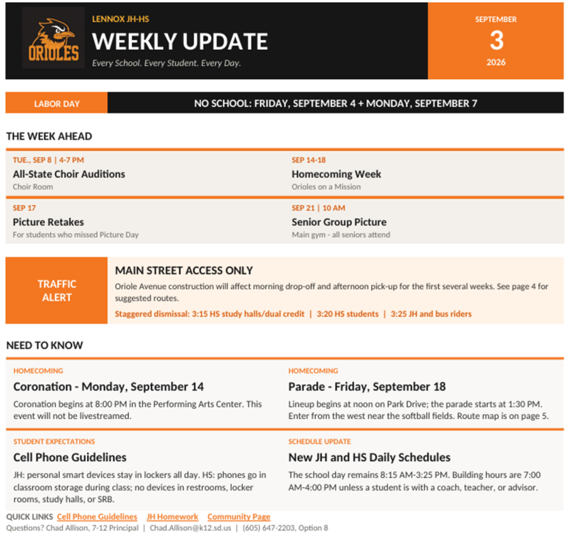 Weekly Update