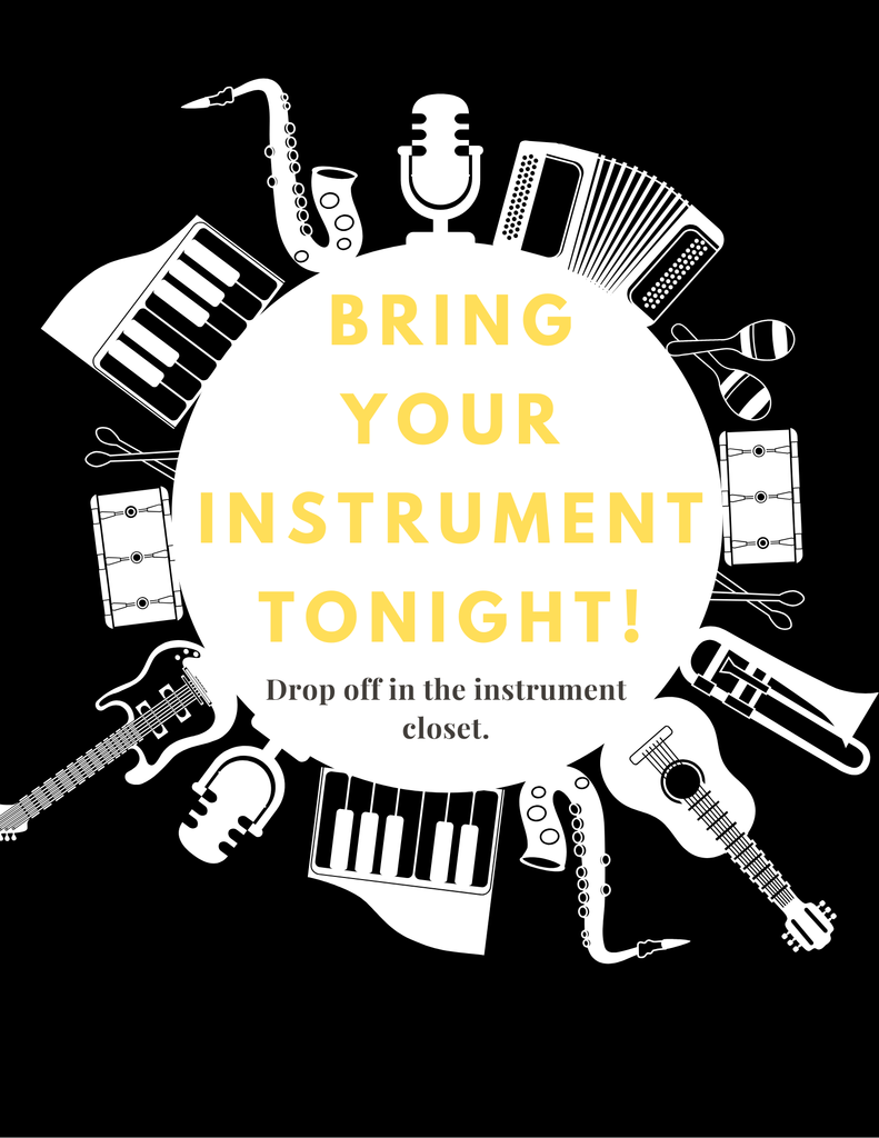 Bring your instrument!