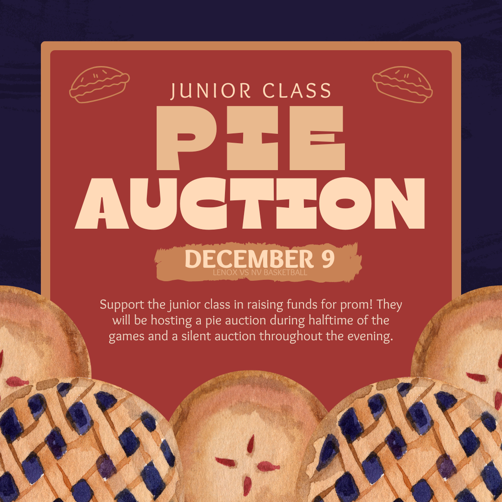 Jr Class Pie Auction