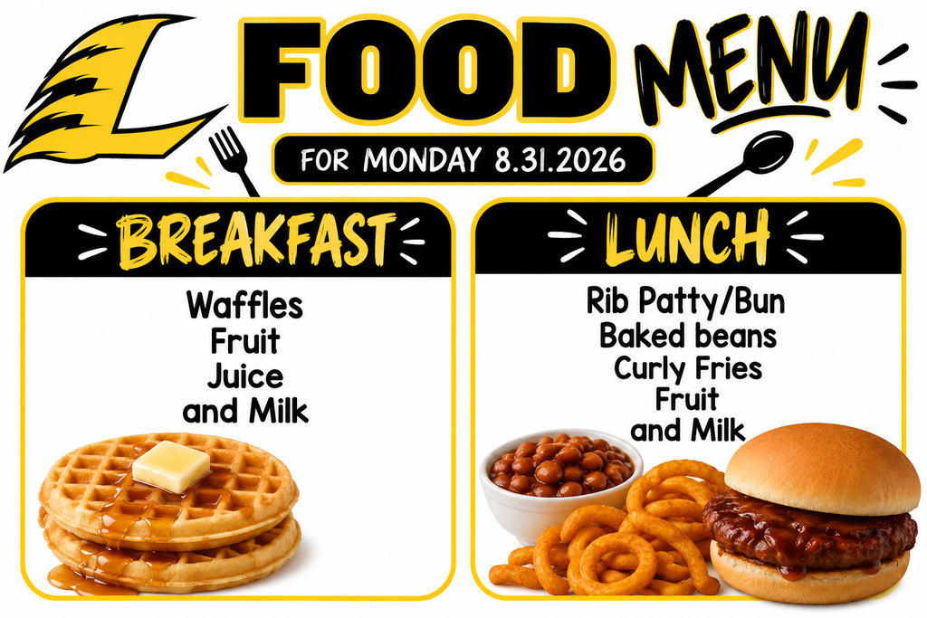 8.31 Lunch Menu