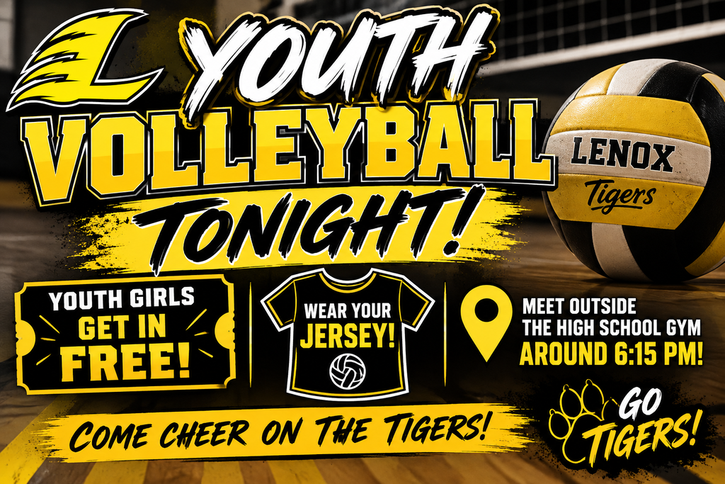 Youth Volleyball TONIGHT!