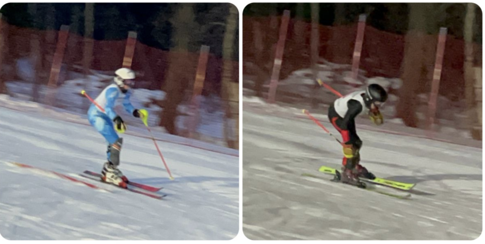 Lenox’s Owen Tanner and Mackenzie Valenzuela Thursday were the fastest skiers down the mountain in a Berkshire County High School Alpine League slalom race at Bousquet.
