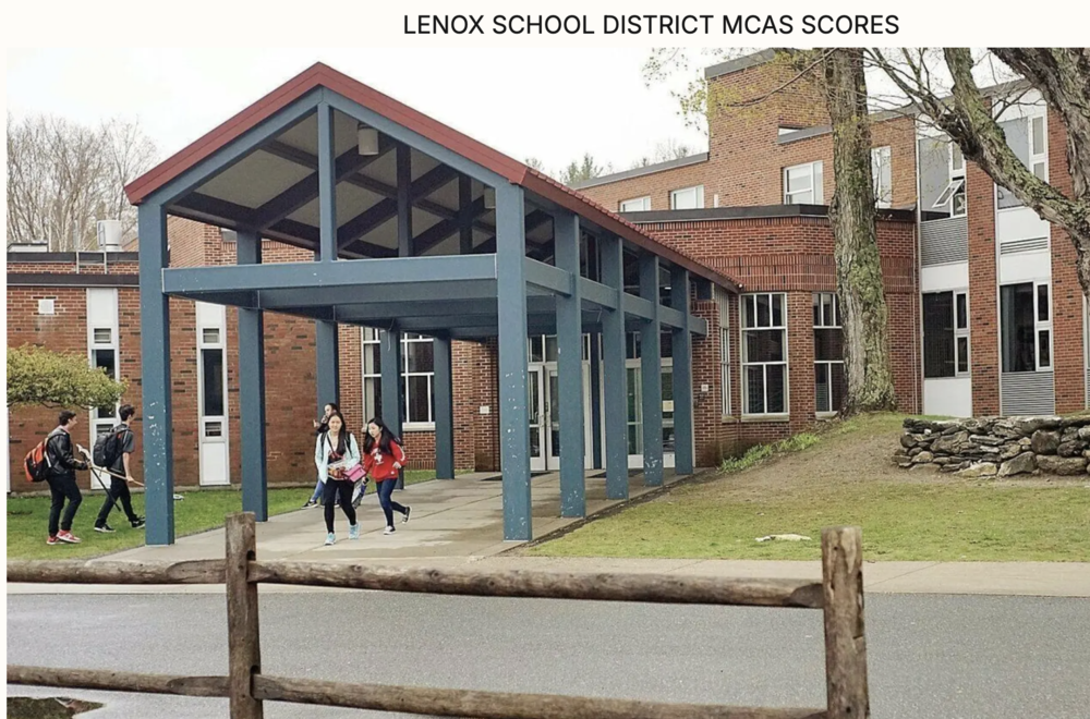 Students in Lenox school grades three to eight typically outperformed statewide averages by more than 20 percent in several grade levels and subjects and by as much as 29 percent in eighth-grade math. THE BERKSHIRE EAGLE