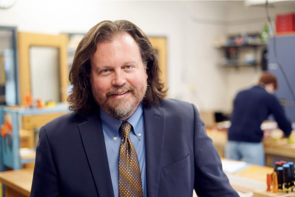 Jeremiah Ames, seen shortly after he was appointed principal at Lenox Memorial Middle and High School in April 2023. Next July 1, he will become the school district's next director of finance and operations.