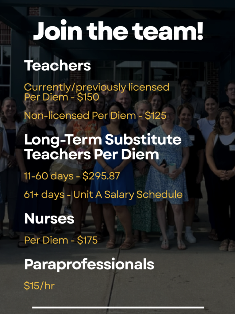 Substitute Hiring Poster