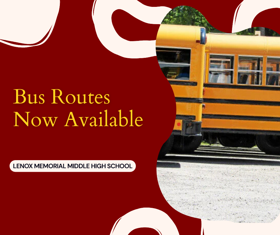 Bus routes now available