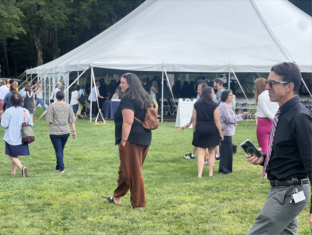 Lawn Tent at The Mount for Convocation