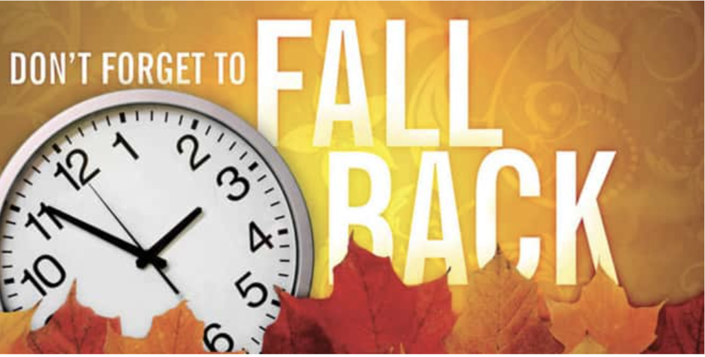 End of Daylight Savings Time