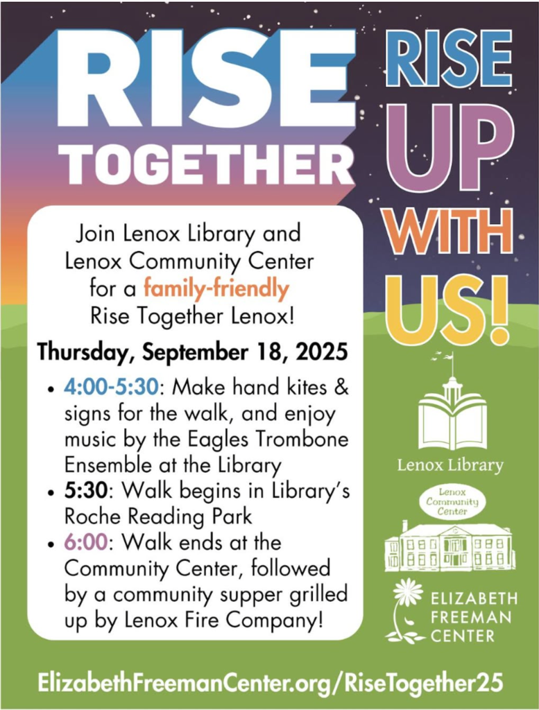 Rise Together Lenox flyer