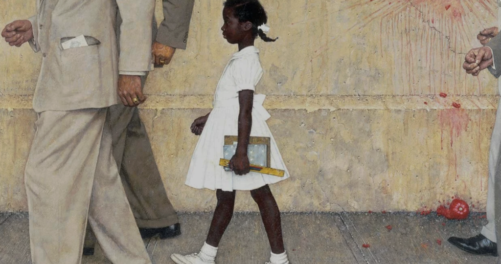 Norman Rockwell's Art of Ruby Bridges walk to school