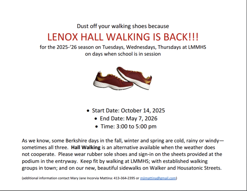 Lenox Hall Walking is Back!