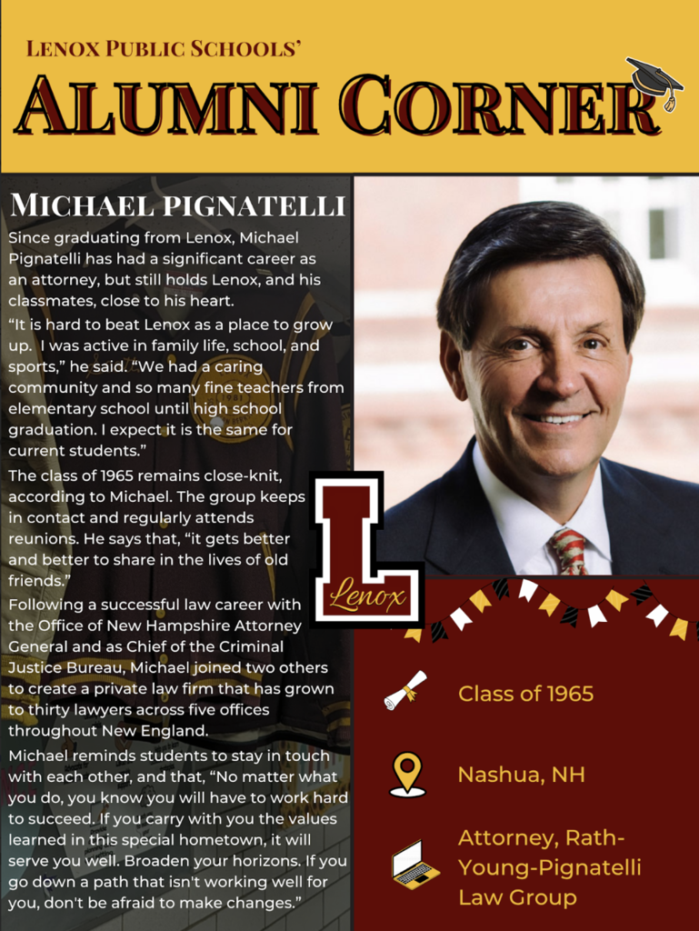 Michael Pignatelli - featured alum