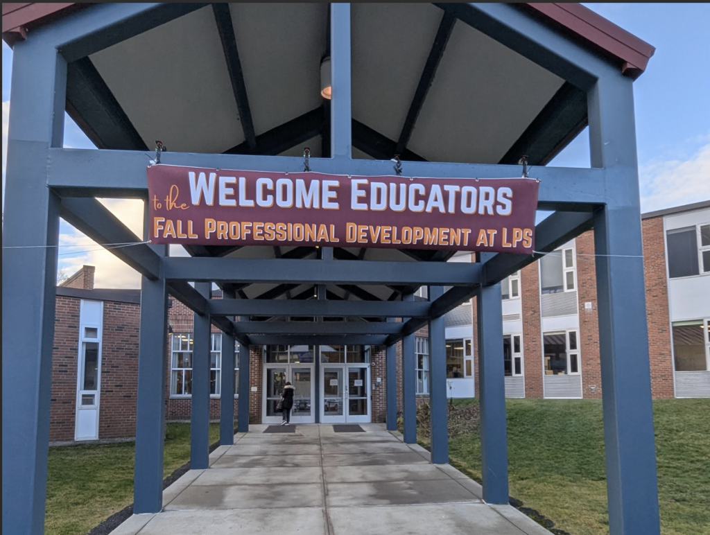 Professional Development Sign