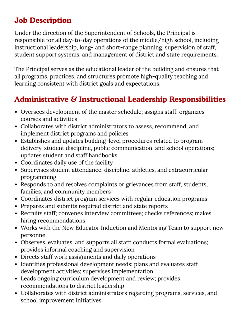 Invitation to Apply for Lenox Memorial Middle & High School Principal (page 3)