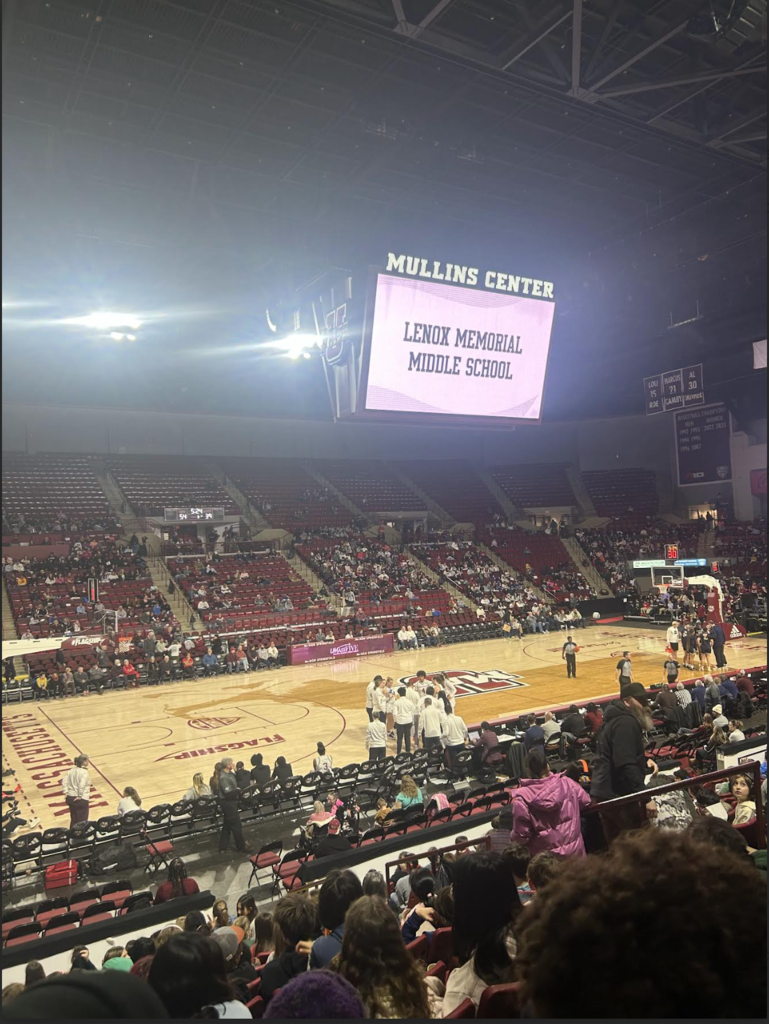 Lenox on the Jumbotron