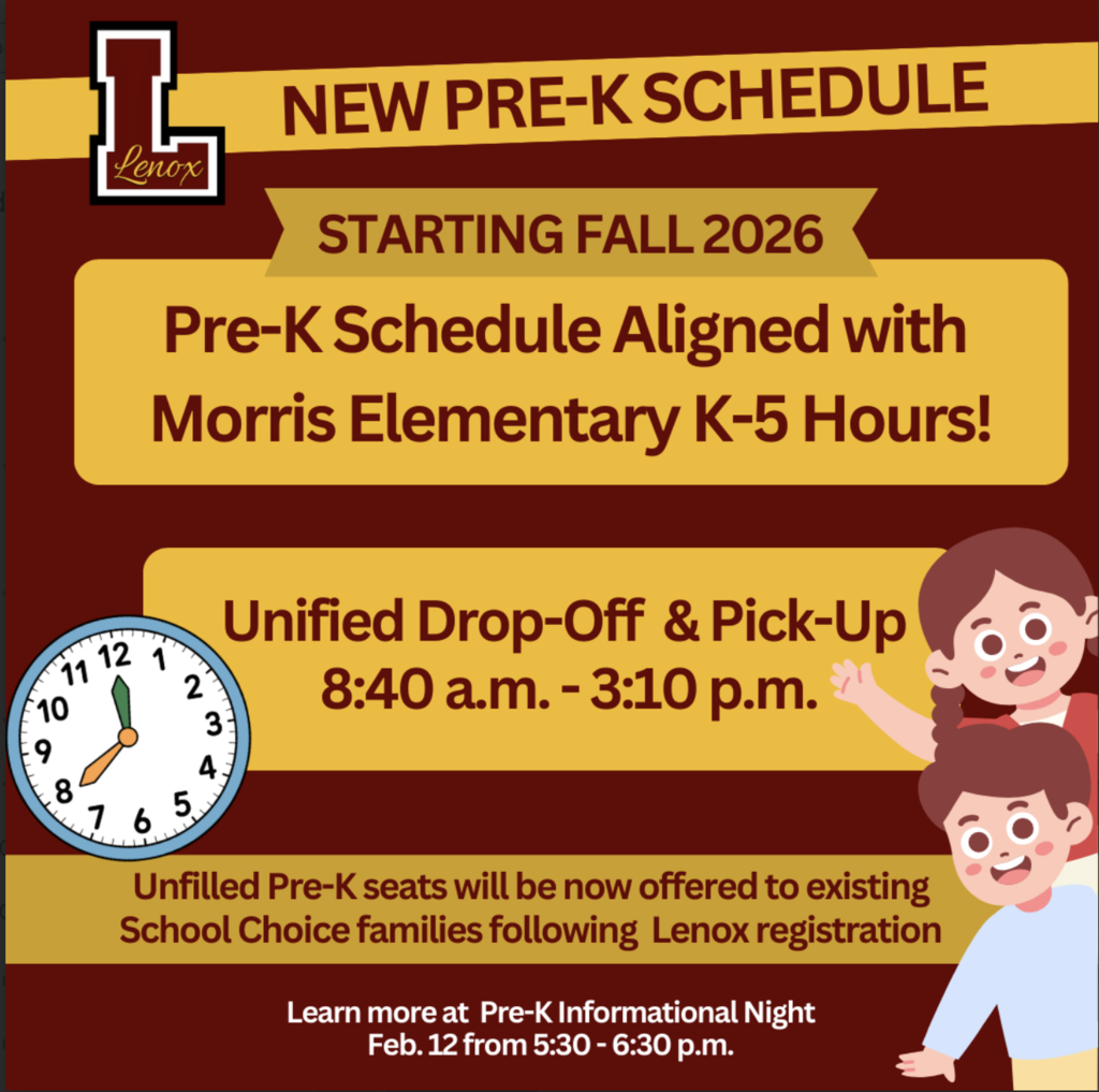 PreK New Schedule Announcement