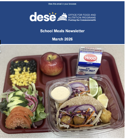School Meals Newsletter