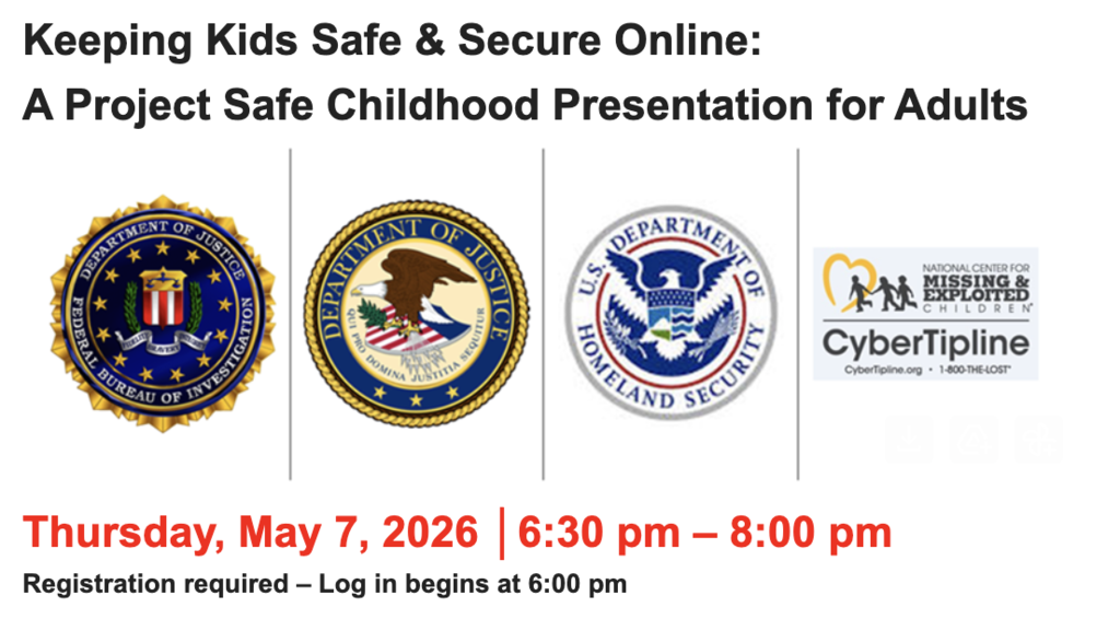 Keeping Kids Safe and Secure Online Presentation