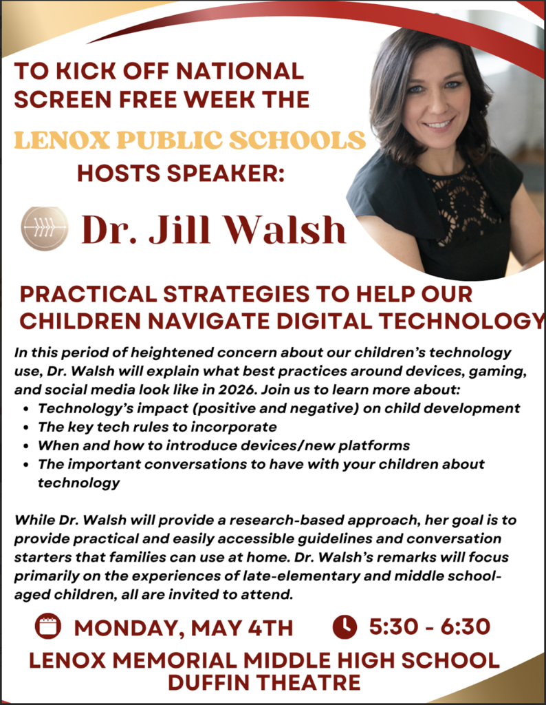 Dr. Jill Walsh flyer