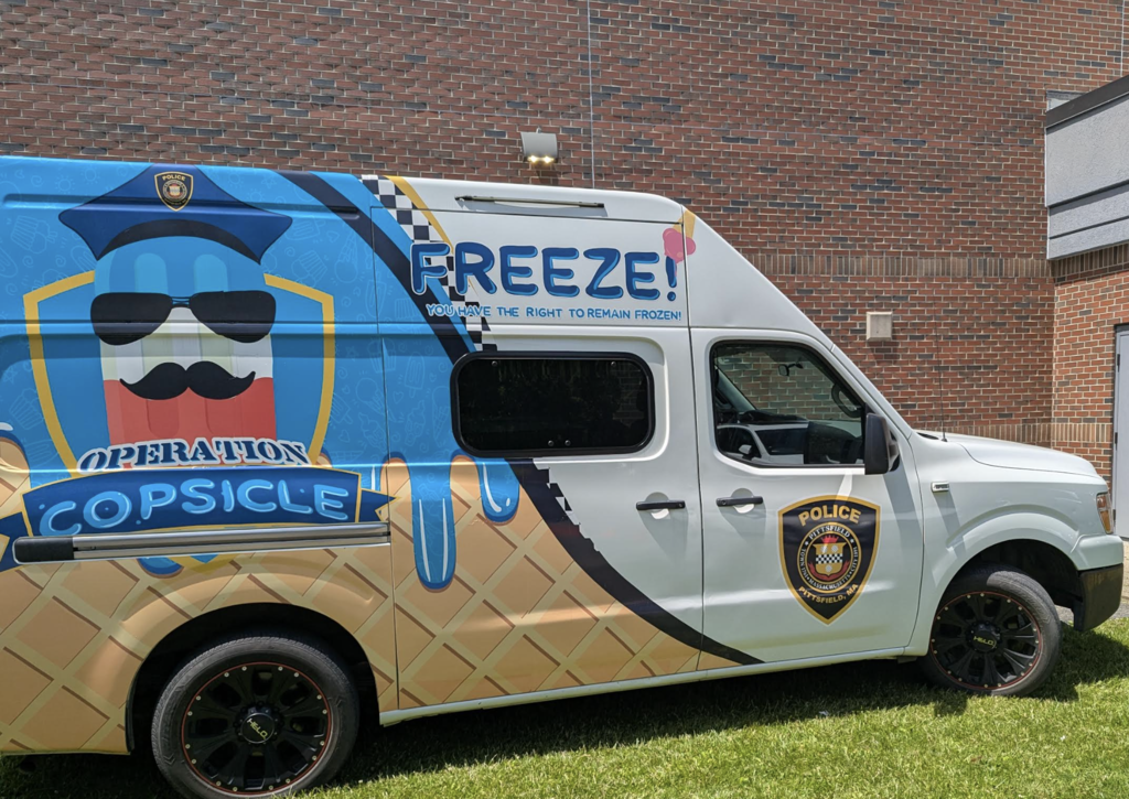 Pittsfield PD's "Copsicle" Truck